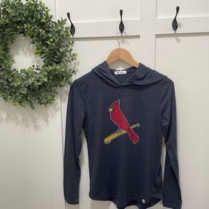 Cardinals‎ Long Sleeve Hooded T-shirt| Size Small ⚾️ Let’s GOOOOOO ⚾️
